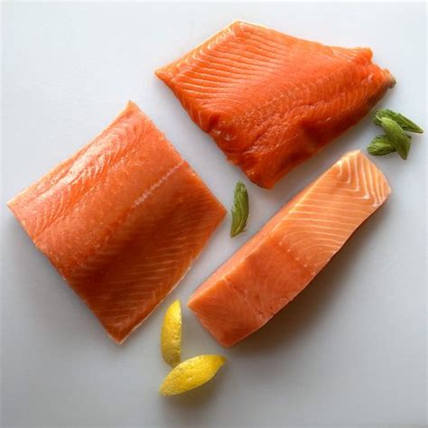 10lb Mixed Box Of Fresh Salmon Fillets Salmonetc