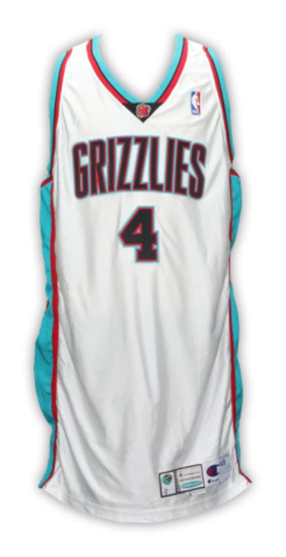 Vancouver Grizzlies 2000 2001 Home Jersey