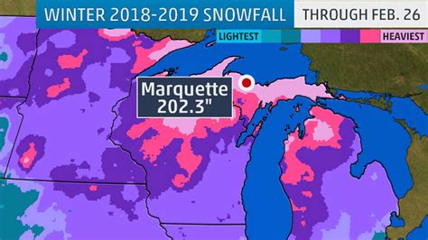 Marquette Michigan One Of Americas Snowiest Cities East Of The