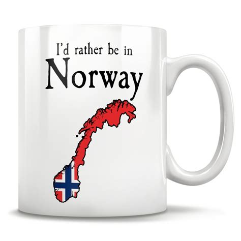 Norway T Norwegian Mug Scandinavian Ts Norwegian Etsy