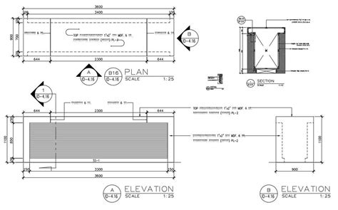 Office Table Plan And Elevation Drawing Free Download Dwg File Cadbull