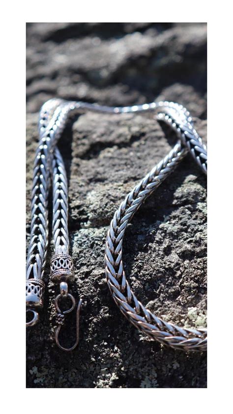 If you're on the hunt for the perfect men's chain necklace, step right this way. Men's Sterling Silver Chain, 5.7 mm (With images) | Silver ...