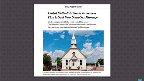 United Methodist Church To Divide Over Gay “marriage” Answers In Genesis