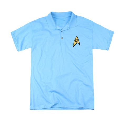 Star Trek Tos Science Patch Polo Shirt