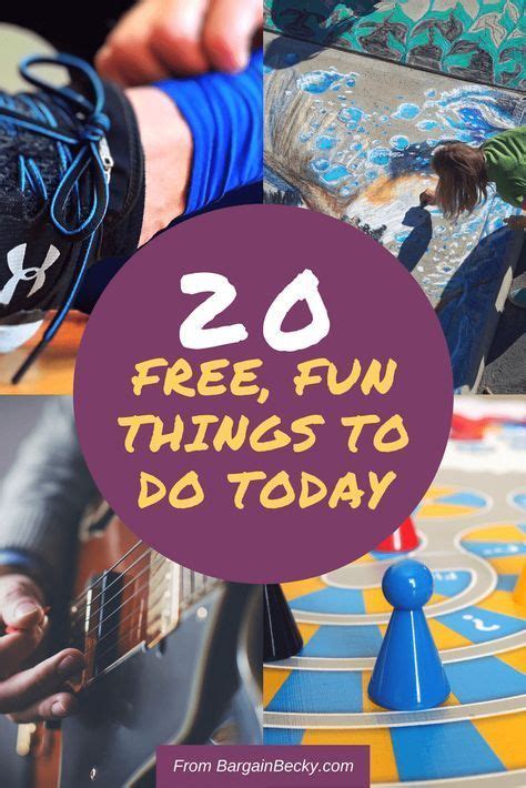20 Free Things To Do Today Fun Activities Things To Do Today Free