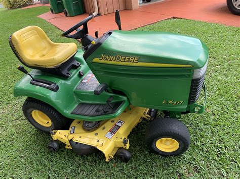 John Deere Lx277 Lawn Mower Tractor With 48” Cutting Deck Or D100