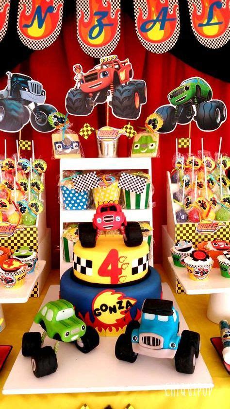 Blaze And The Monsters Machines Birthday Party Ideas Photo 1 Of 12 Blaze Birthday Party