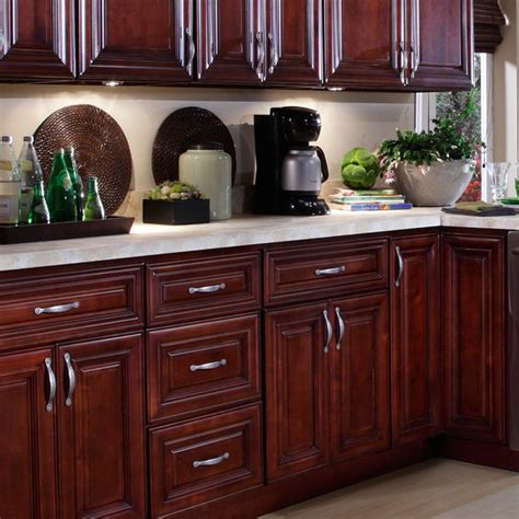 All red mahogany cabinets kitchen on alibaba.com have utilized innovative designs to make kitchens perfect. B.Jorgsen & Co. St. James Mahogany Kitchen Cabinets ...