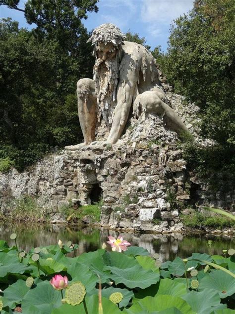 The Apennine Colossus In Florence Created By Sculptor Giambologna In