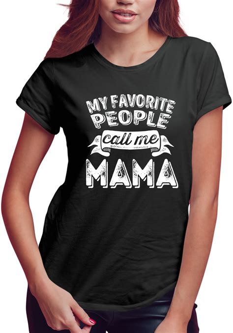 Feisty And Fabulous Mama T Shirt Momma Shirt Black Mama