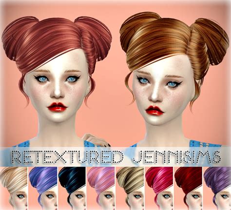 Butterflysims 166 Hair Retextured At Jenni Sims Sims