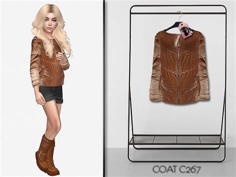 Coat C267 By Turksimmer From Tsr • Sims 4 Downloads
