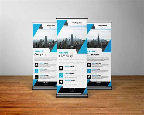 Corporate Business Roll Up Banner Standee Design By Mouritheme Codester