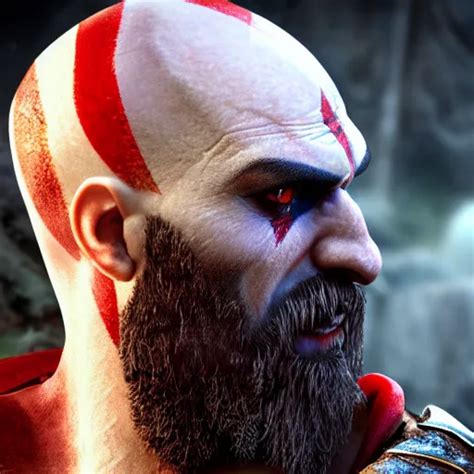 Kratos Taking A Selfie After Killing Zeus In God Of War Stable