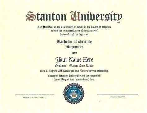 Masters Degree Certificate Template 6 Best Templates Ideas For You
