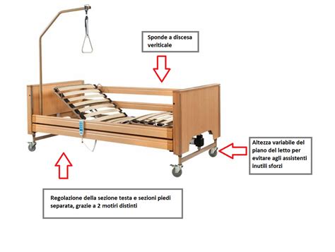 Letto altezza testastata con cassone / letto matrimoniale di lusso ginevra vama divani : Letto elettrico ad altezza variabile con sponde in legno | Letti da degenza (con immagini ...