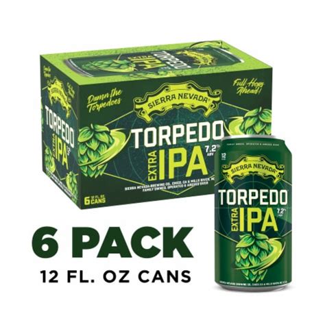 Sierra Nevada Torpedo Extra Ipa Craft Beer 6 Cans 12 Fl Oz Dillons