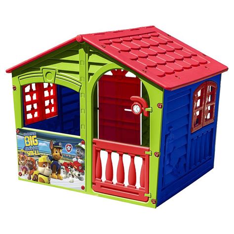 New Paw Patrol The House Of Fun Playhouse With Postbox And Clock Ebay