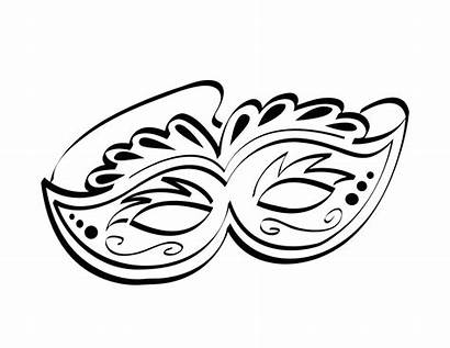Coloring Pages Mask Printable Gras Mardi Template