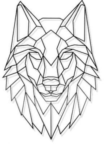 Geometric Wolf Tattoo Geometric Drawing Geometric Art Geometric