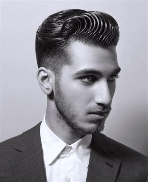 Pompadour Haircut 1950s Mens Hairstyles Old Hairstyles Mens Hairstyles