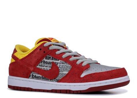 Nike Dunk Low Premium Sb Qs Crawfish In Red For Men Lyst