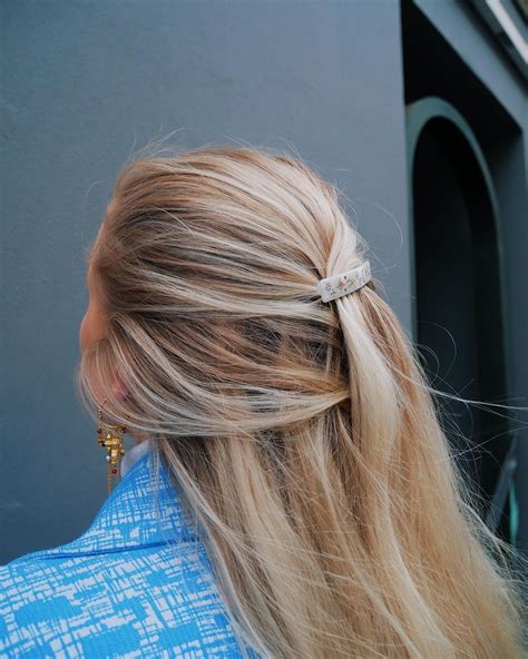 21 Half Up Half Down Hairstyles That Are Simple And Chic Who What Wear