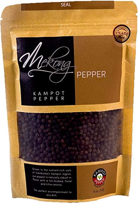 Mekong Pepper Kampot Black Pepper Ounce Amazon Co Uk Grocery