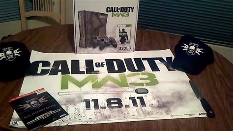 Unboxing Mw3 Xbox 360 System Limited Edition 1of2 Modern Warfare 3