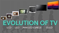 How TV Technology Evolved from LCD to OLED including LED QNED & Mini ...