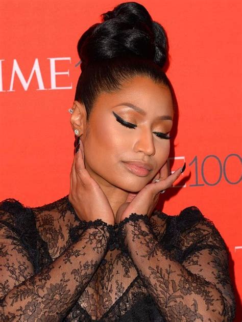 Nicki Minaj Suffers Nipple Slip As She Poses For Pictures In Sexy Sheer Outfit Mirror Online