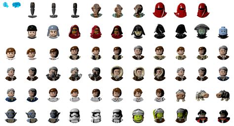 Pc Computer Lego Star Wars The Force Awakens Character Icons H