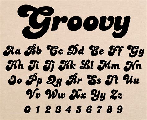 Groovy Font Groovy Retro Font Groovy Script Font Groovy 70s Font Groovy