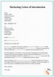 8+ Free Marketing Letter Template – Format, Sample & Example