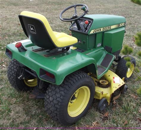 John Deere 330 Lawn Mower In Harrisonville Mo Item D3670 Sold