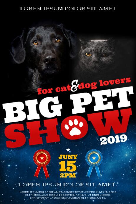 Pet Show Poster Postermywall