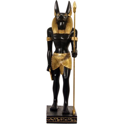 dekofigur indoor anubis stehend Ägypten figur deko skulptur statue gartenfiguren figuren