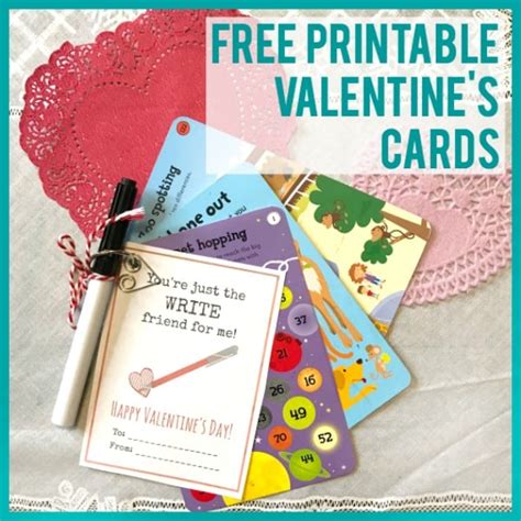A time to celebrate and be thankful. Free "Write" Friend Valentine's Day Card Printable {Make & Give}