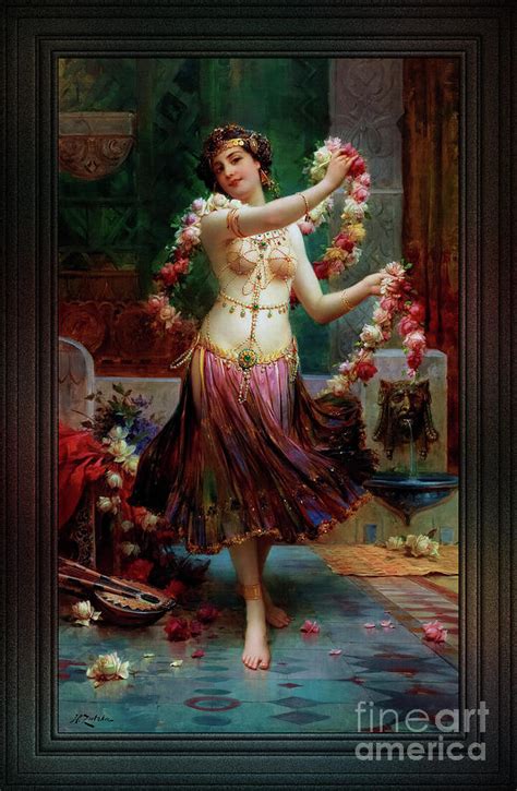 The Belly Dancer By Hans Zatzka Old Masters Classical Art Reproduction Painting By Xzendor