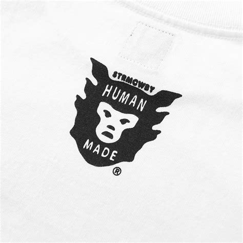 Human Made Hmmd Logo Tee White End