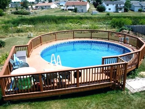 Deck Designs Idea Pool Deck Plans Best Above Ground Pool Swimming