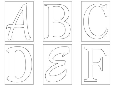 Letter Template Alphabet Templates Free Printable Letters Stencils Printables Templates