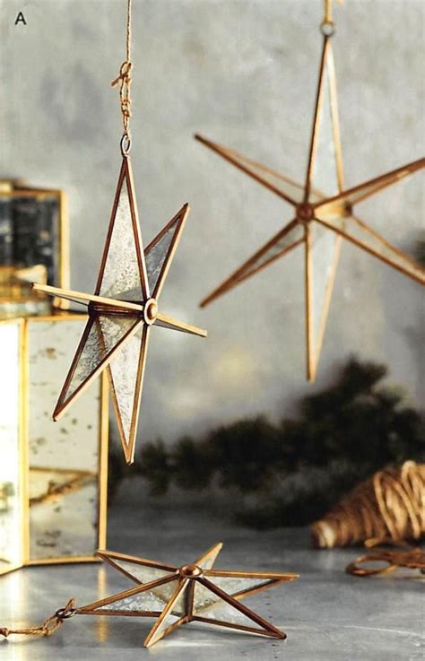 Garden mirrors can create the illusion of space in any area of your garden and help spread natural light into darker spaces. Roost Mirrored Star Ornaments Collection | Star ornament ...
