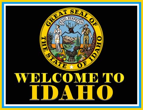 Welcome To Idaho Sign Pdf Free Download Welcome Sign Printable
