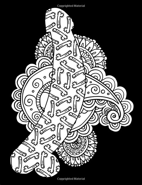 Pdf Coloring Page Coloring Page For Adults With Flowers And Cock Digital Download Printable