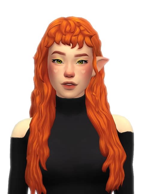 Sims 4 Hairs Simandy Fiery Hair