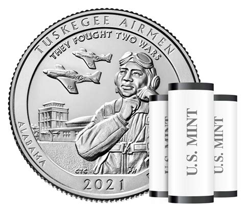 Tuskegee Airmen National Historic Site 2021 Rolls And Bags Us Mint