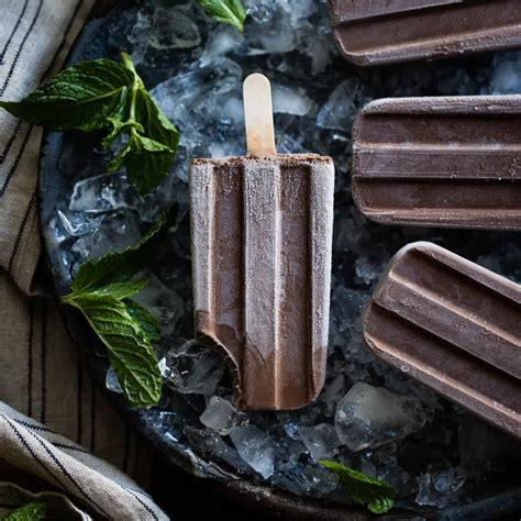 Creamy Vegan Chocolate Mint Popsicles The Bojon Gourmet