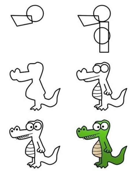 Our simple steps will guide you to drawing cartoons, illustrations, and cartoon characters with fun lessons for children. How To Draw Easy Animals Step By Step Image Guide