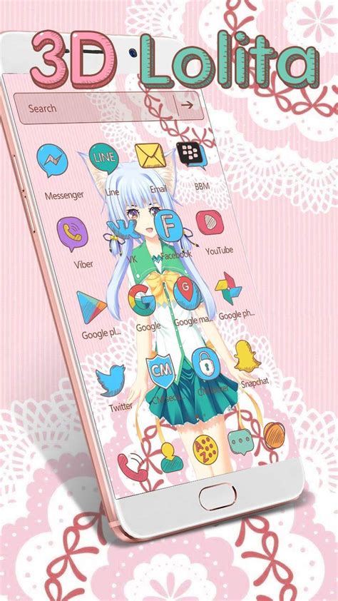 3d Cute Lolita Theme Tap For More Animation Apk For Android Download